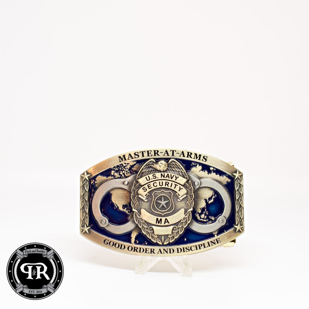 MA Custom Belt Buckle | Navy Enlisted Custom MA Belt buckle