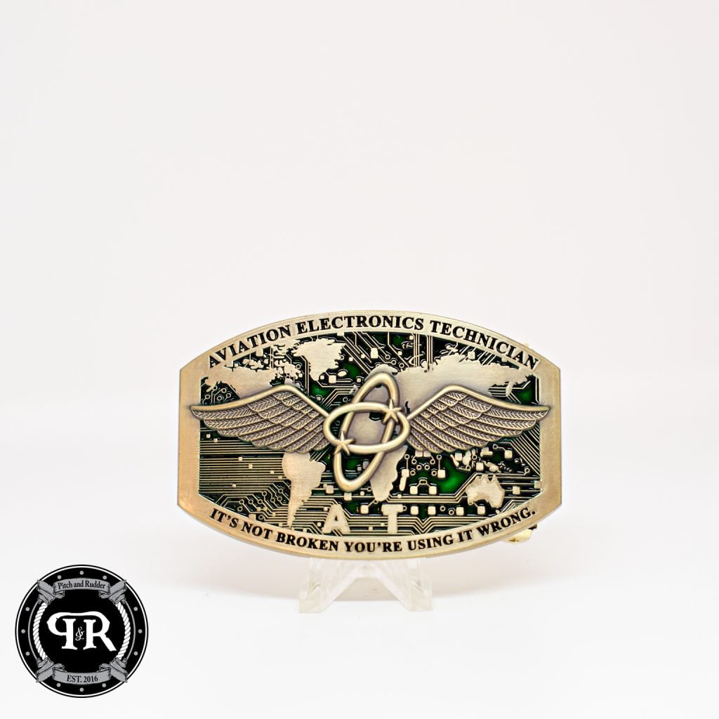 AT Custom Belt Buckle | Navy Enlisted Uniform Custom AT Belt Buckle