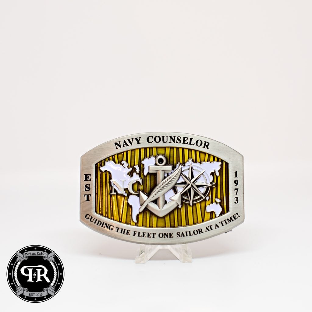 nc custom belt buckle navy custom nc belt buckle navy counselor