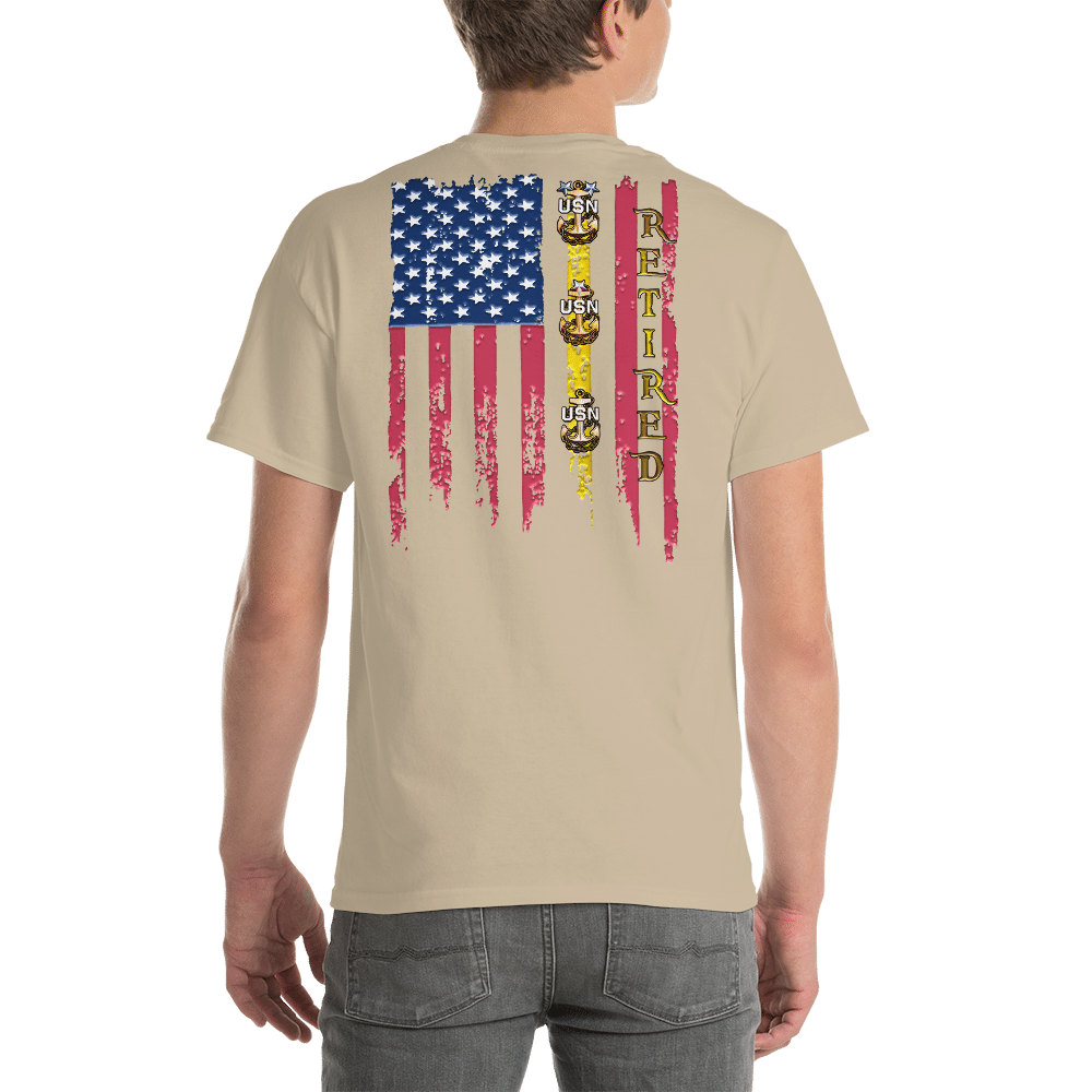 Navy Chief T-Shirt | Retired Chiefs Have More Fun | Pitch and Rudder