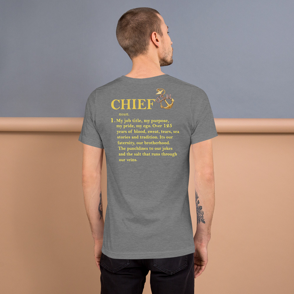 Navy Chief T-shirt | Chiefs Definition | Pitch and Rudder